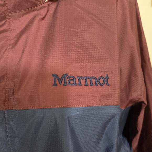 Marmot Men's Two-Tone Jacket - Blue and Burgundy Size XXL - Picture 2 of 8